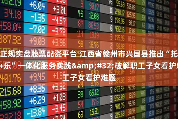 正規(guī)實盤股票配資平臺 江西省贛州市興國縣推出“托+學(xué)+樂”一體化服務(wù)實踐 破解職工子女看護難題