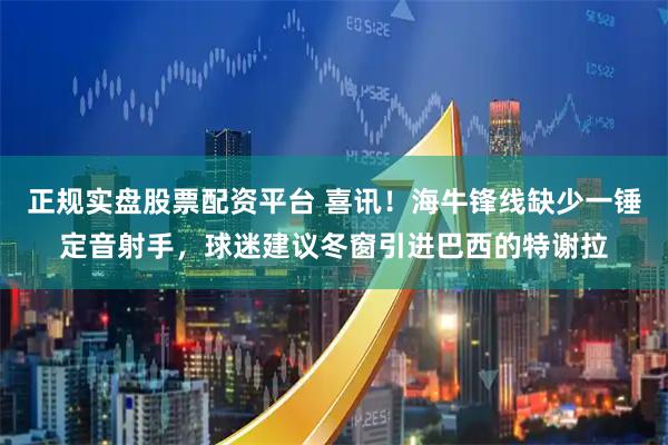 正規(guī)實(shí)盤股票配資平臺(tái) 喜訊！海牛鋒線缺少一錘定音射手，球迷建議冬窗引進(jìn)巴西的特謝拉