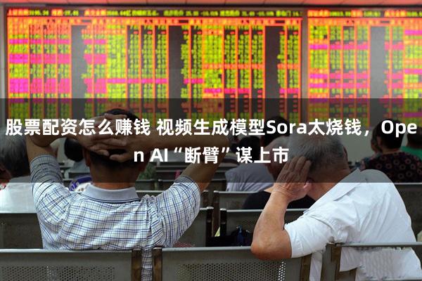 股票配資怎么賺錢 視頻生成模型Sora太燒錢，Open AI“斷臂”謀上市